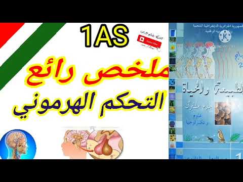 1#ثانوي علوم و تكنولوجيا 👌ملخص رائع للتحكم الهرموني #2ثانوي تحتاجوه في التنسيق العصبي الهرموني