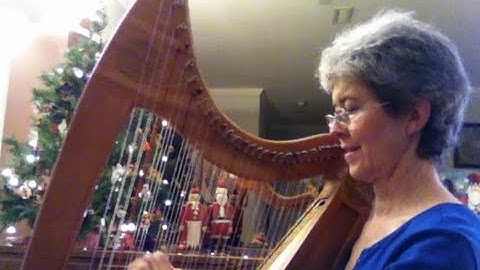 Double Strung Harp Tutorial 66 Holly and the Ivy Performed