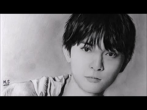 Ryo Yoshizawa Pencil Drawing 吉沢亮　鉛筆画