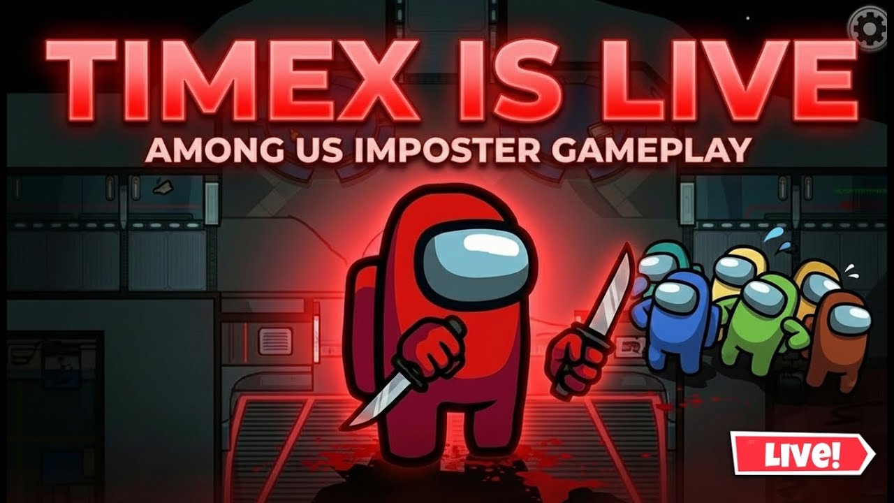 🔴FaceCam Live  | Among us live stream 