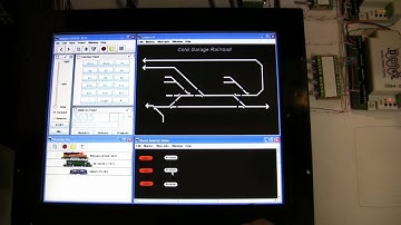 Model railroad Layout Control with JMRI and Touchscreen