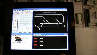 Model railroad Layout Control with JMRI and Touchscreen