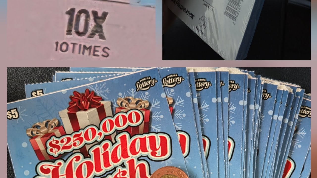 FULL BOOK of $5 HOLIDAY CASH! FL Lottery tickets! 🌴  Found all symbols in the pack!