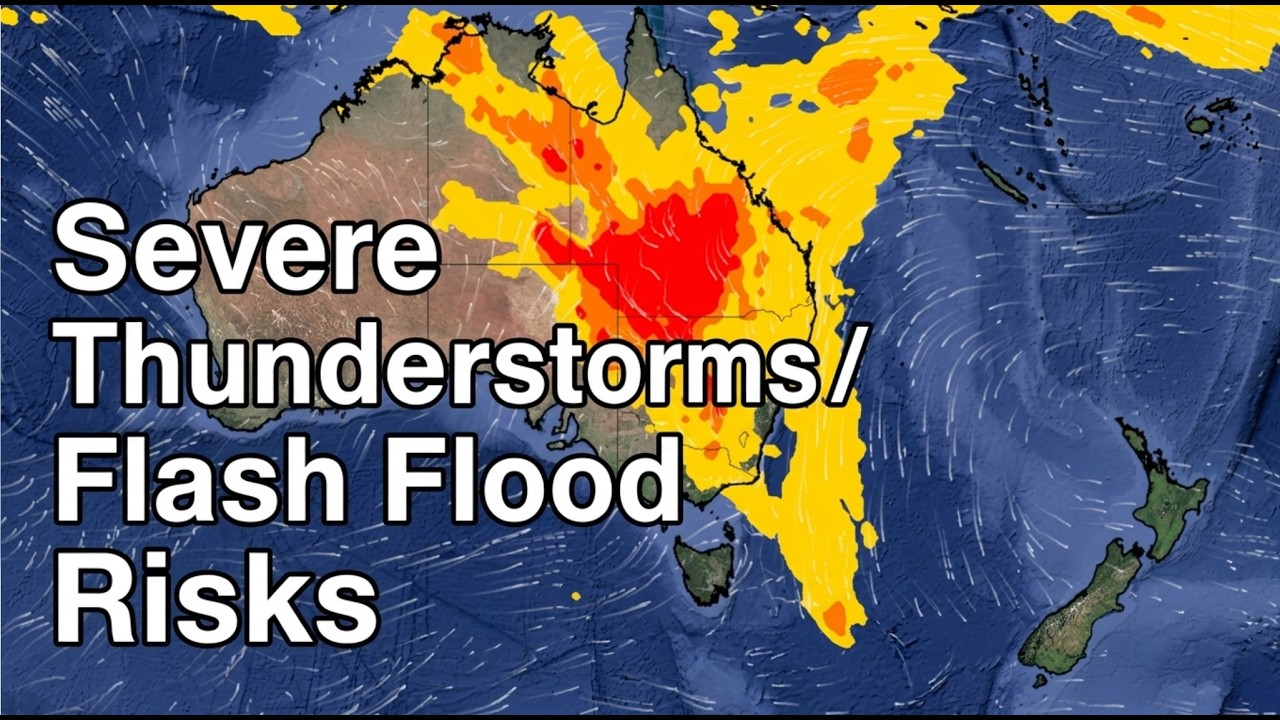 Oz: Severe T-Storm outbreak continues this weekend & next week