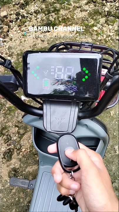 Menyalakan & Mematikan Sepeda Listrik Uwinfly DF7 Pakai Remote