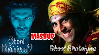Bhool Bhulaiyya X Bhool Bhulaiya 2 Title Song mashup 😜 Resimi