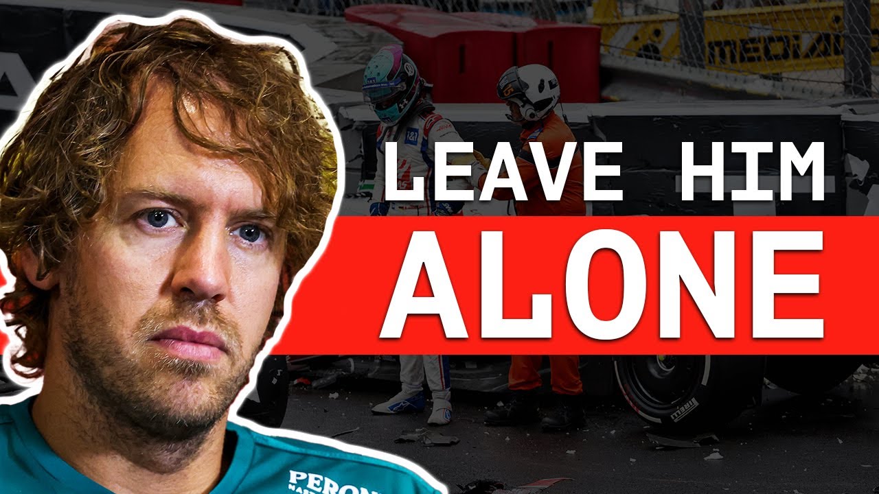 Sebastian Vettel Defends Mick Schumacher - YouTube