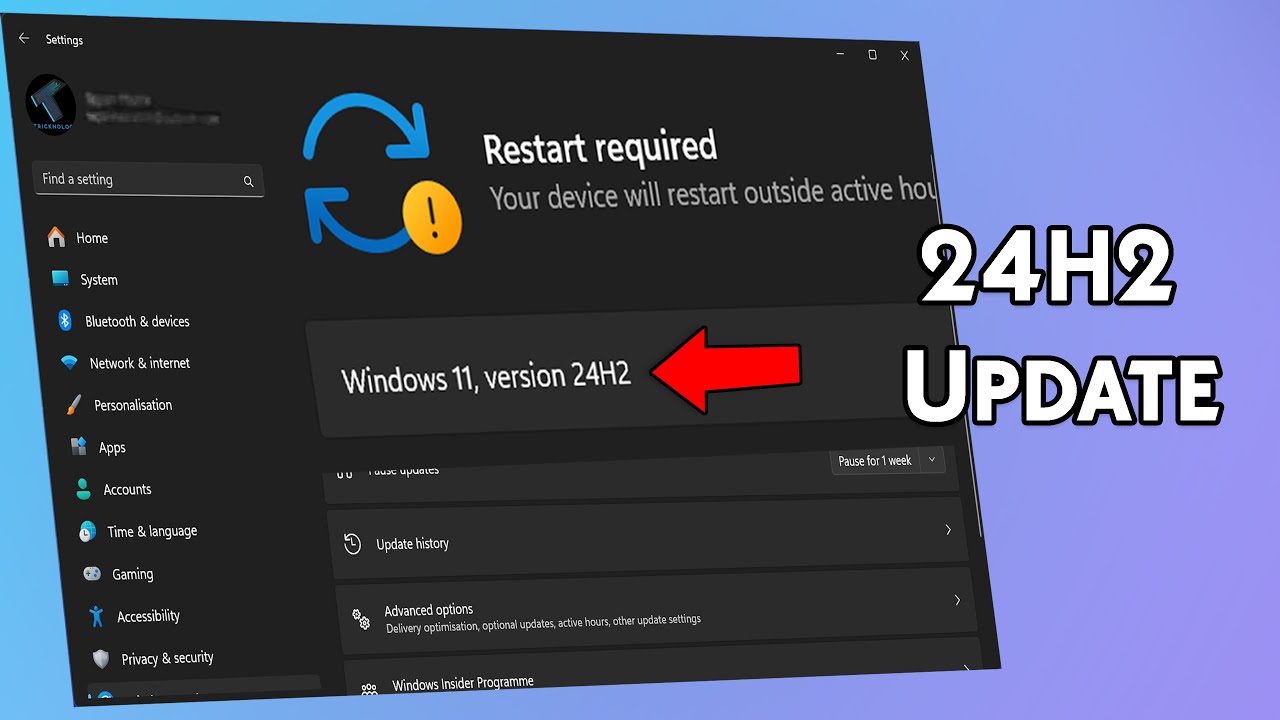 How to Get the Windows 11 24H2 Update - YouTube