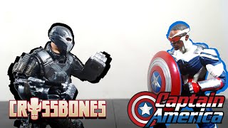 Captain America versus CrossBones | Marvel stop motion