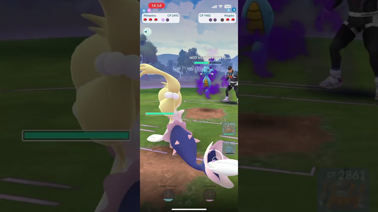 Vs team go Rocket leader Cliff