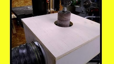 Adding Dust collection to my Drill Press Drum Sander