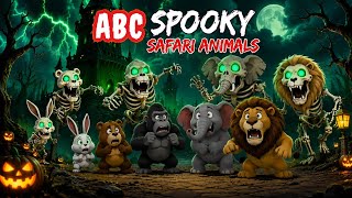 Halloween Skeleton Safari Animals A-Z Kids | Learn Abc for Toddlers 🎃
