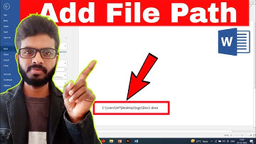 File path location add in word Document