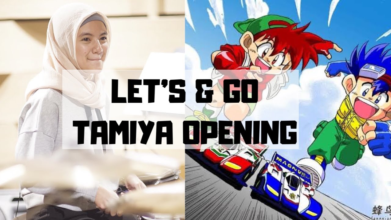 WINNING RUN! KAZE NI NARITAI - LET'S & GO (TAMIYA) // DRUM COVER // 