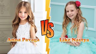 Like Nastya VS Anna Pavaga Transformation  New Stars From Baby To 2023