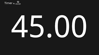 45 Second Countdown Timer
