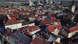 Old Town Tallinn Estonia As Seen By A Mavic Drone March 2018 1 Of 2