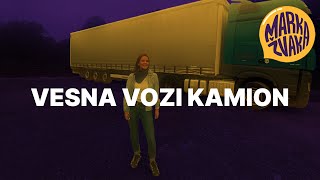 Vesna vozi kamion