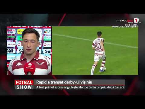 Mesajul lui Olimpiu Moruțan după una dintre cele mai bune prestații în tricoul Rapidului