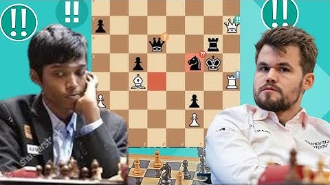 How wonderful Chess Game: 62  | Magnus Carlsen vs Rameshbabu Praggnanandhaa #chessmaster #chess