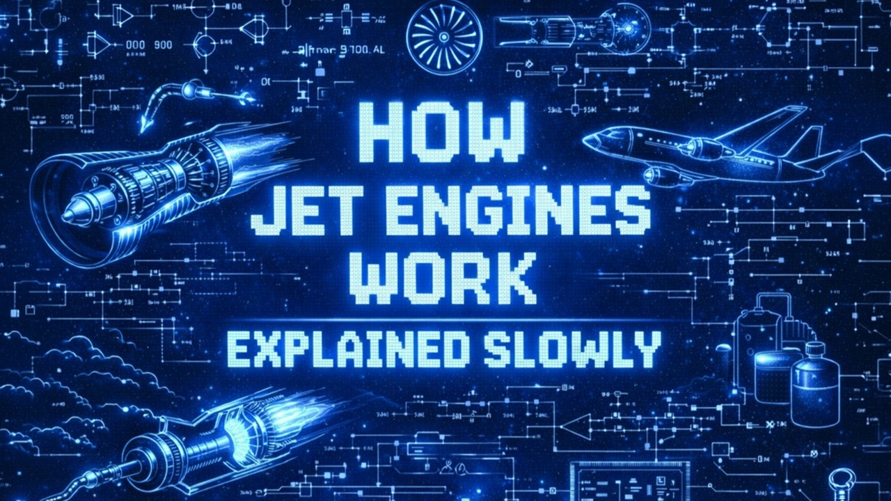 Literally Everything About How Jet Engines Work Explained Slowly (For Sleep)