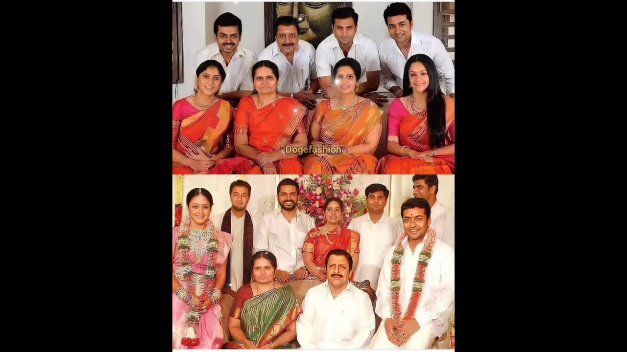 Actor surya Jyothika family picture 