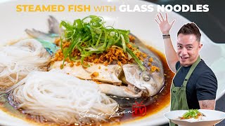 STEAMED FISH WITH GLASS NOODLES | SHERSON LIAN