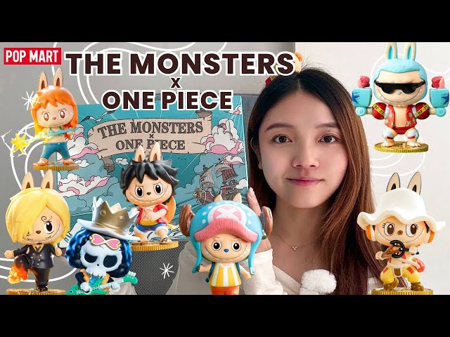 新品未開封 正規品ONE PIECE x LABUBU Pop Mart Labubu The Monsters x One Piece Series Monkey.D