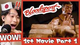 Japanese Karate Sensei Reacts To "Bloodsport 1 Part 1" for the 1st Time!