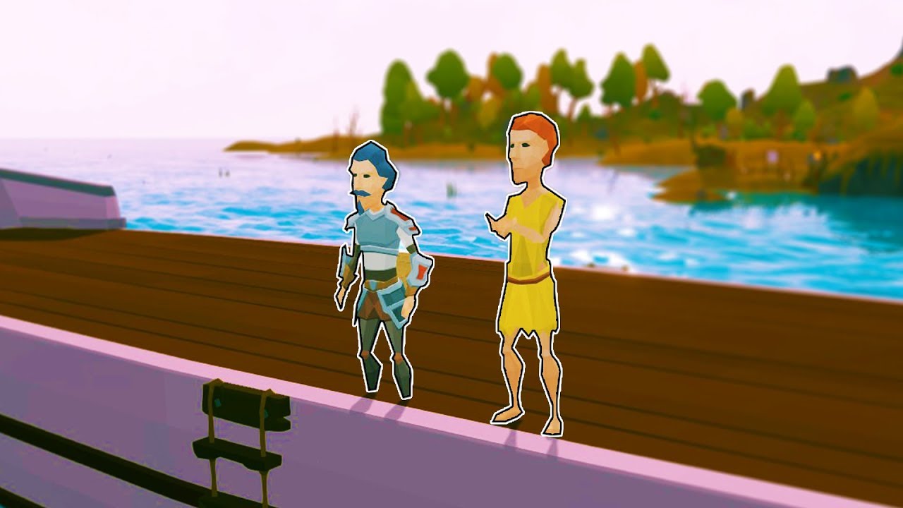 NEW ISLAND SURVIVAL GAME! (Ylands Gameplay Roleplay) Building a Boat to