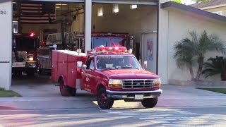 LACoFD E45 and SQ45 (reserve) responding