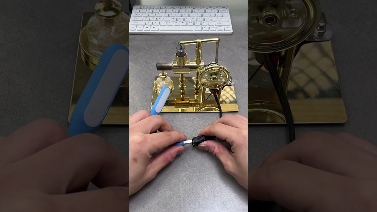 Stirling model that can generate electricity