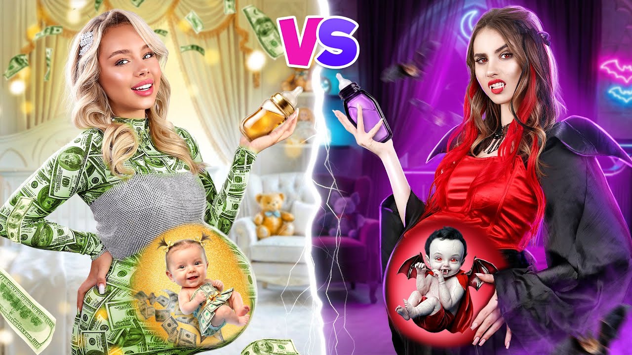 Maman Riche vs Maman Pauvre vs Maman Vampire ! Mes parents sont des vampires