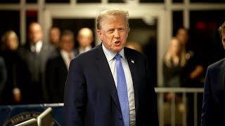 Trump speaks with reporters after 4th day of witness testimony in hush money trial ends