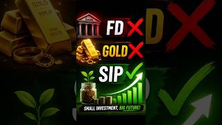 ₹5,000 SIP vs FD vs Gold 😱#SIP #MutualFunds #Investment #PersonalFinance #WealthCreation