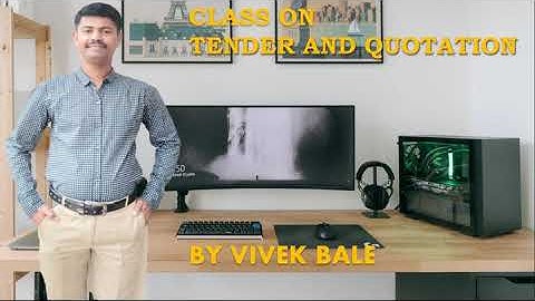 Tender and Quotation Numerical Question