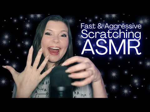 ASMR Best Fast and Aggressive Scratching Triggers With Long Nails