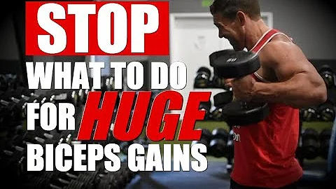 Build Bigger Biceps NOW! [Avoid These 5 Dumbbell C...