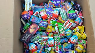 Kinder Joy lipstick 💄 jelly candy cell phone 📱 candy Water melon 🍈 ice lollipop Cadbury gems 
