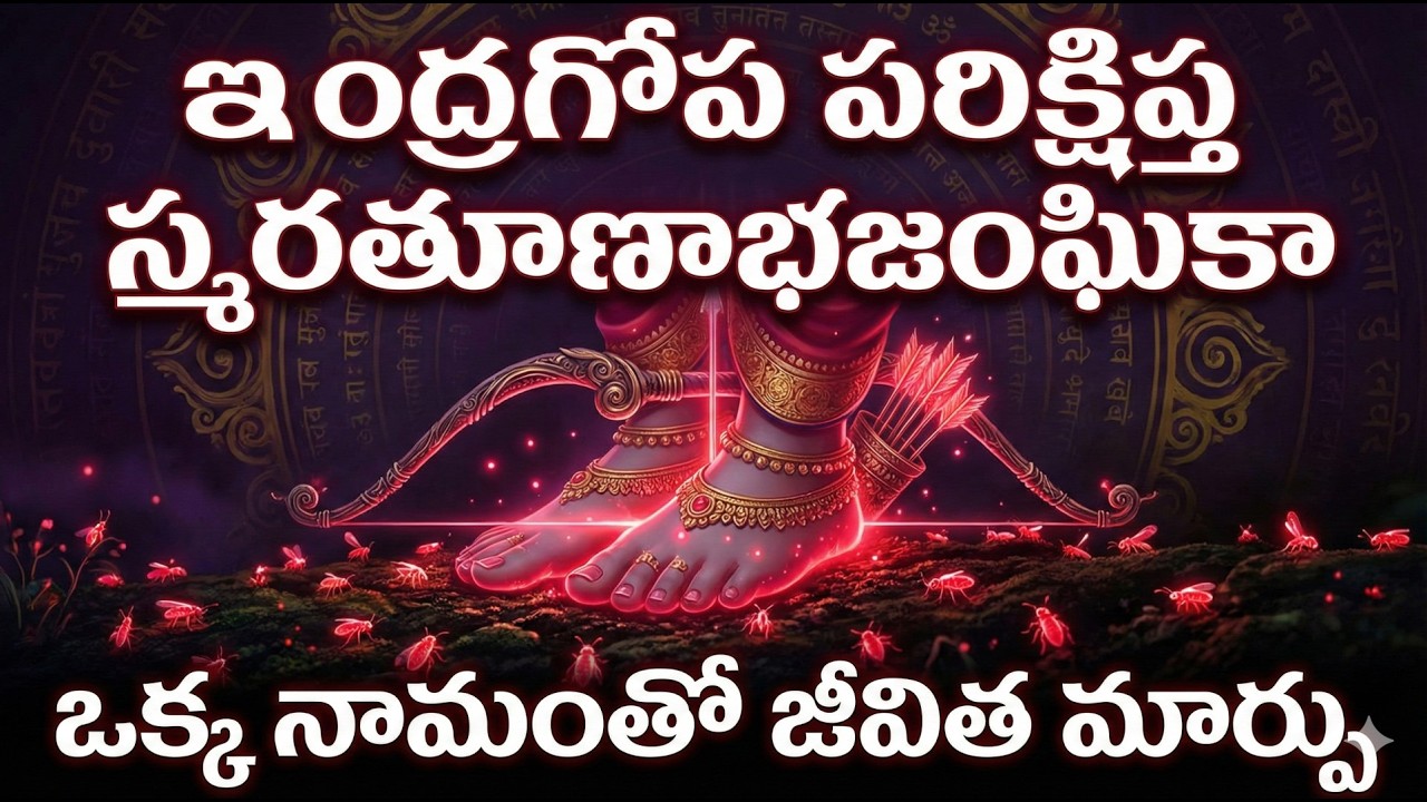 ఒక్క నామంతో జీవితమే మారిపోతుంది | ఇంద్రగోప పరిక్షిప్త స్మరతూణాభజంఘికా గూఢార్థం |Lalitha Sahasranamam