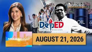 Midday Report | August 21, 2026