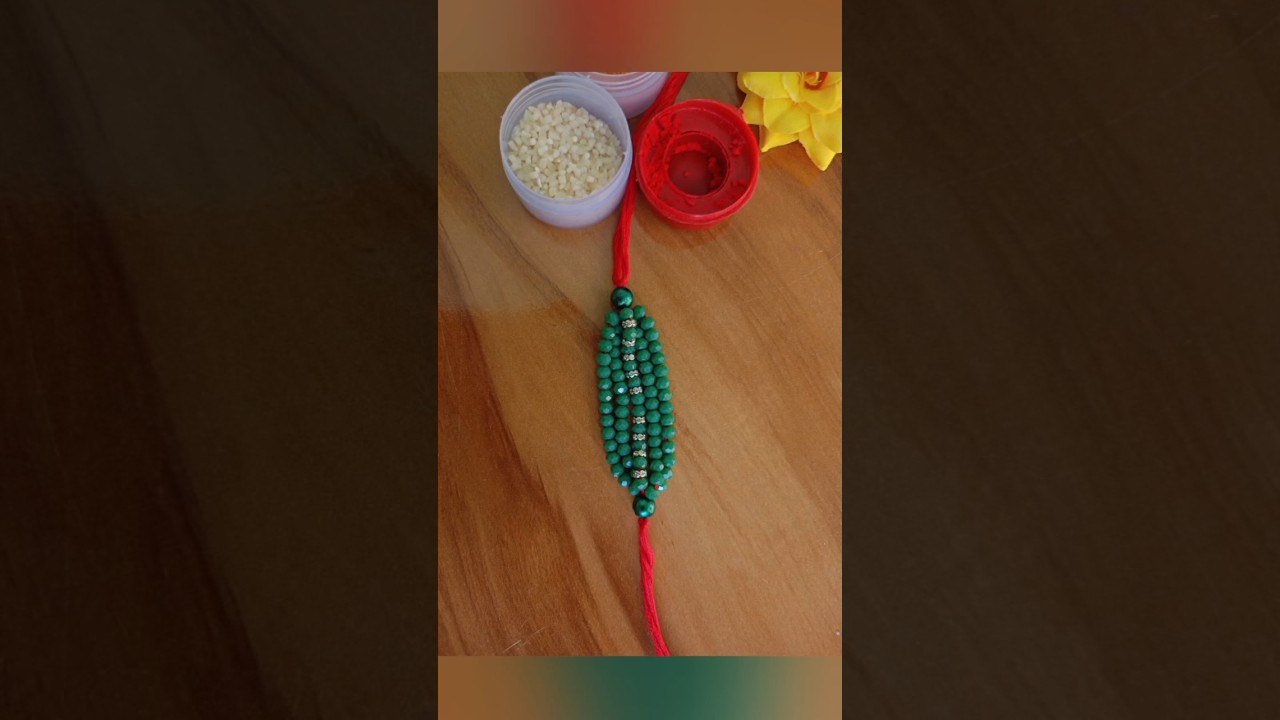 diy Rakhi....