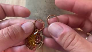 Texturing Jump Ring + Layered Pendant - Vintaj DIY Jewelry