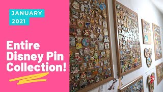 My Entire Disney Pin Collection | January 2021