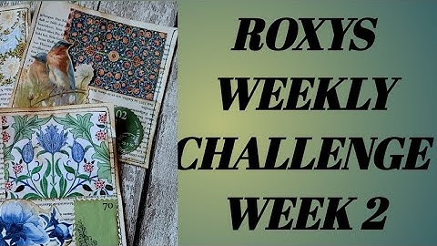 #roxysweeklychallenge 2023| WEEK 2| Large pockets from 1 book page with raised flowers