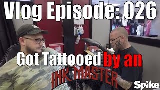 Tattooed by an INK MASTER?!?!? | Hand Tattoo!! (Fully Covered) | Vlog Episode: 26