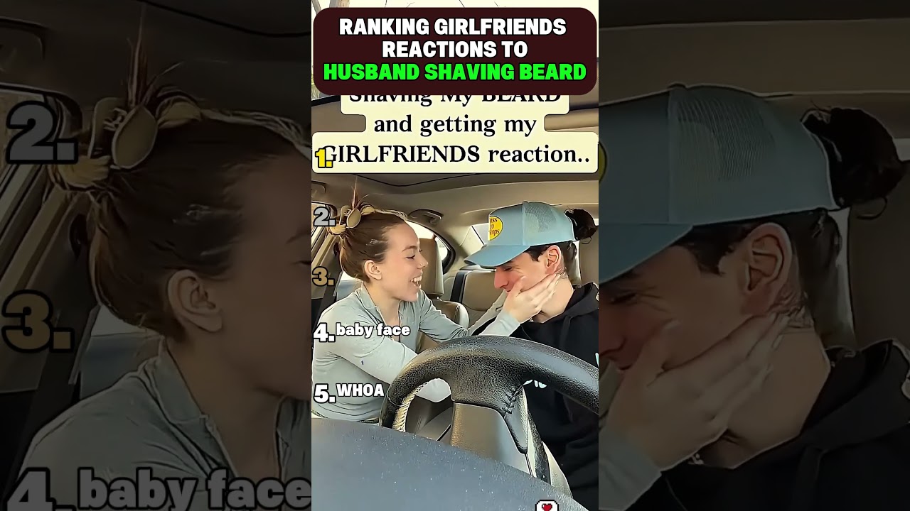 Best Reactions to Boyfriend Shaving His Beard