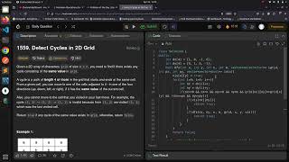 Leetcode 1559 | Detect Cycles in 2D Grid