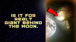 Giant Face behind the moon is for real? | 4k