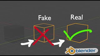How to make a REAL Default Cube in Blender (not a joke)